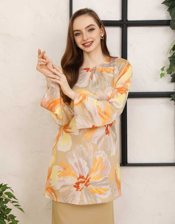 BAJU KURUNG PAHANG MODEN WINSLET (WHEAT)